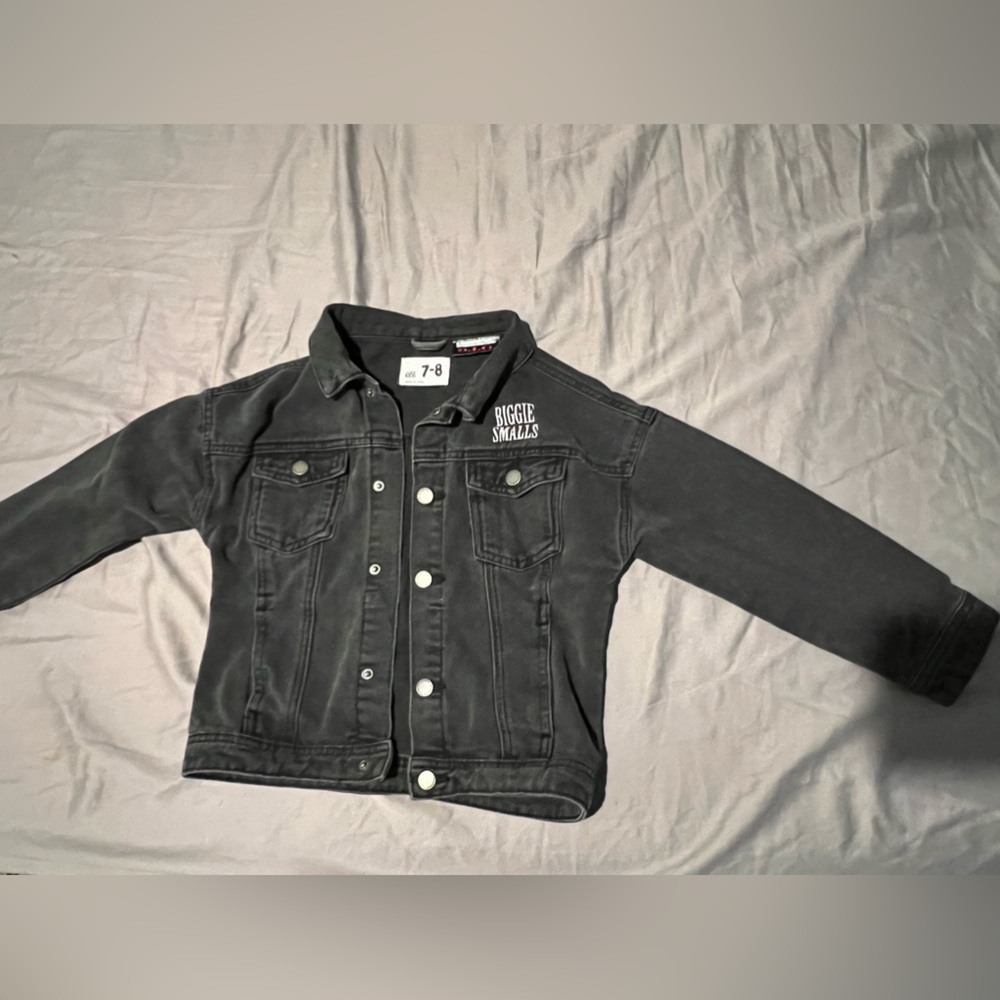The Notorious B.I.G. Kids Black Jean Jacket